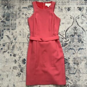 Pink Hugo Boss Dalanea Belted Mini Dress